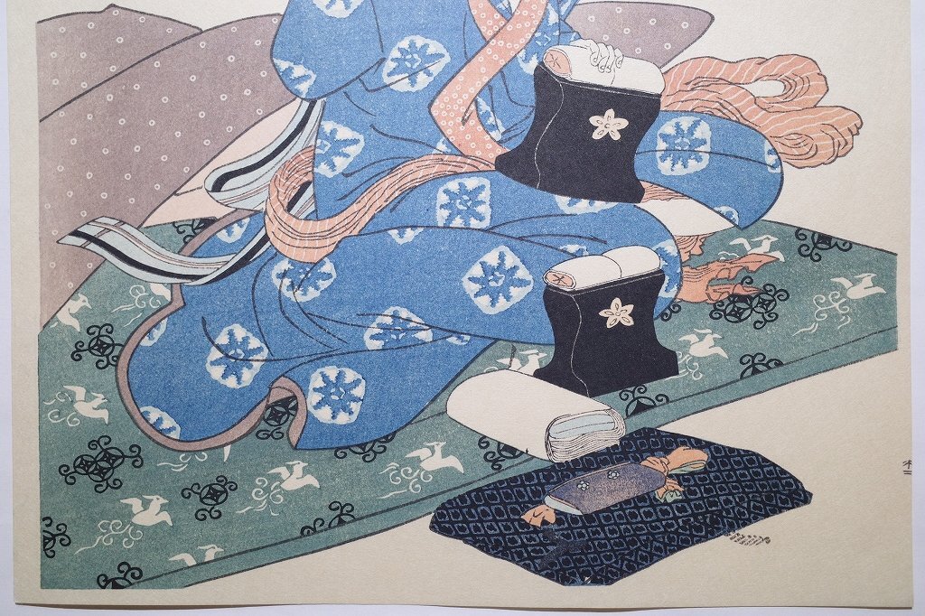 歌川國貞【浮世名異女図會 洛陽祇園町 白人】■大判 浮世絵 まくら 錦絵 美人畫 木版畫 摺物 和本 古書 kunisada Ukiyoe
