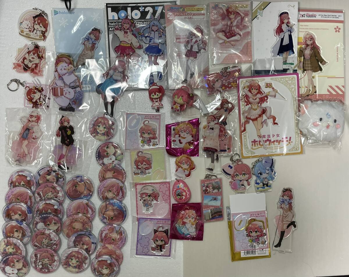 ホロライブ さくらみこ アクスタ 缶バッジ 誕生日記念2024 35P
