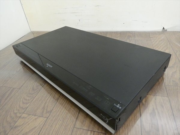 1TB☆16年☆シャープ/SHARP/AQUOS☆HDD/BDレコーダー☆BD-W1800☆リモコン付☆2番組同時録畫☆3D対応機 管SA8043