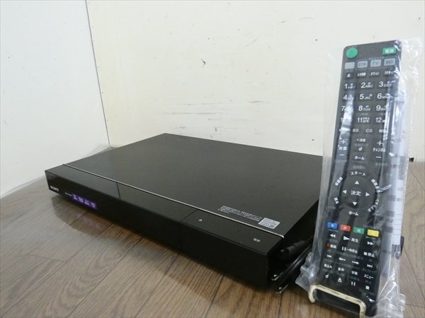 2TB☆15年☆ソニー/SONY☆HDD/BDレコーダー☆BDZ-ET2200☆リモコン付☆3番組同時録畫/3D対応機(jī) 管CX32443