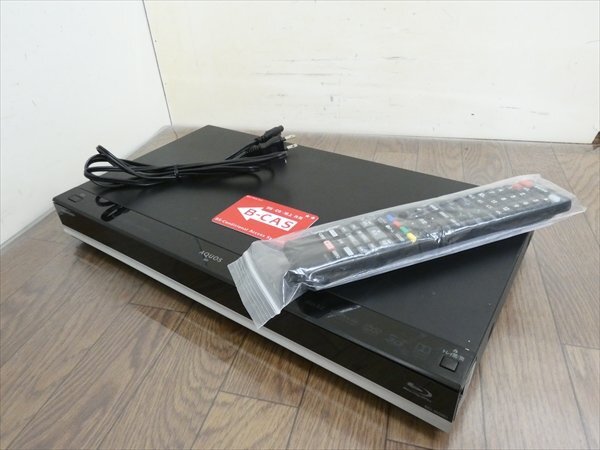 500GB☆16年☆シャープ/SHARP/AQUOS☆HDD/BDレコーダー☆BD-W580☆リモコン付☆2番組同時録畫☆3D対応機 管SA8057
