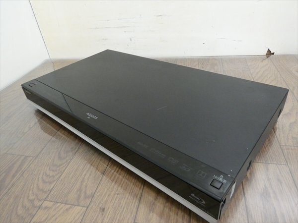 500GB☆16年☆シャープ/SHARP/AQUOS☆HDD/BDレコーダー☆BD-W580☆リモコン付☆2番組同時録畫☆3D対応機 管SA8057