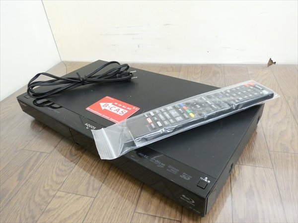 1TB☆13年☆シャープ/SHARP/AQUOS☆HDD/BDレコーダー☆BD-W1300☆リモコン付☆2番組同時(shí)録畫(huà)☆3D対応機(jī) 管SA8050
