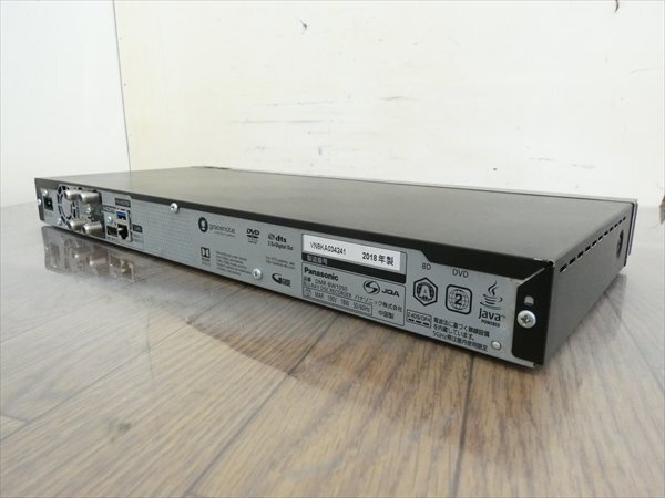 1TB☆18年☆パナソニック/DIGA☆HDD/BDレコーダー☆DMR-BW1050☆2番組同時(shí)録畫(huà)☆3D対応機(jī) 管CX32480