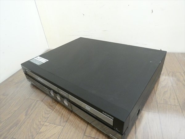シャープ/SHARP☆HDD/DVDレコーダー/VHS☆DV-ACV52☆リモコン付 管CX32519