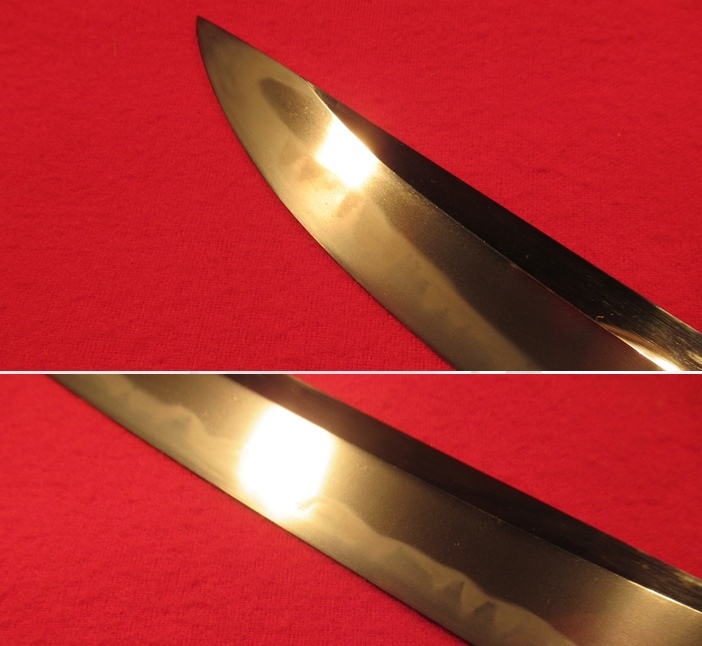 ★★脇差寸伸び短刀?大坂月山貞吉門（剣龍子貞晴造?慶應(yīng)元歳五月）研ぎ済★★