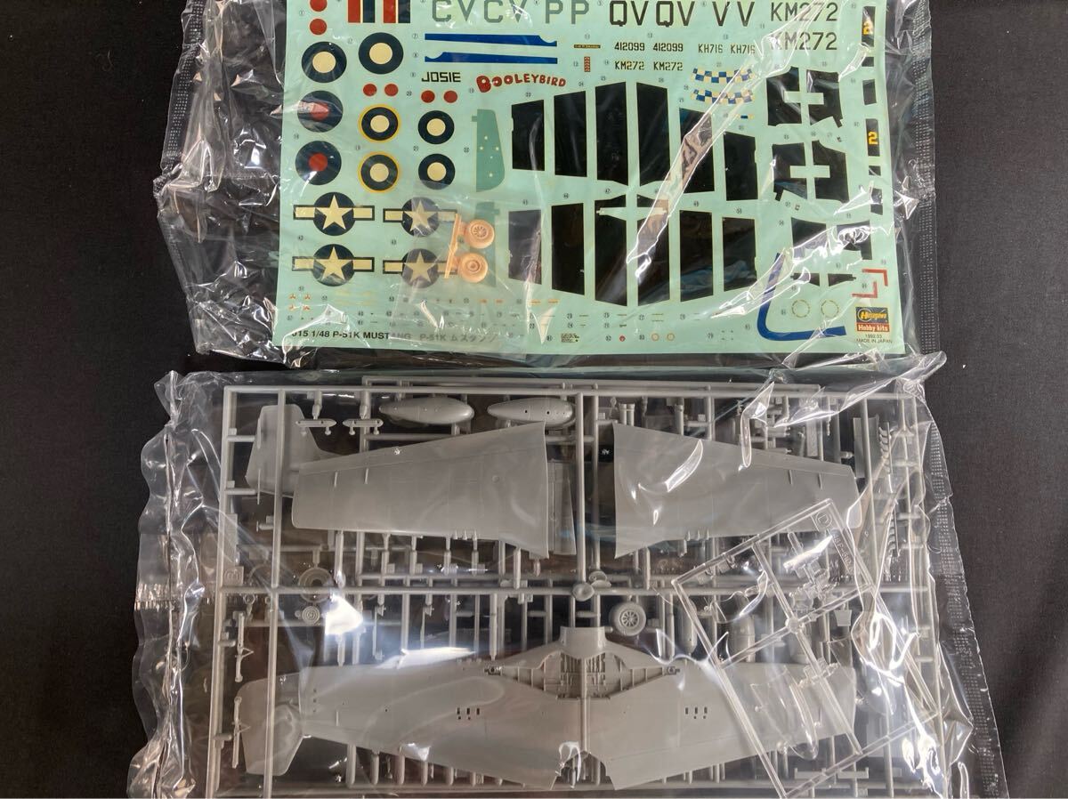 (B) [B-7571/2]Hasegawa 1/48 P-51K Mustang пластиковая модель не собран 