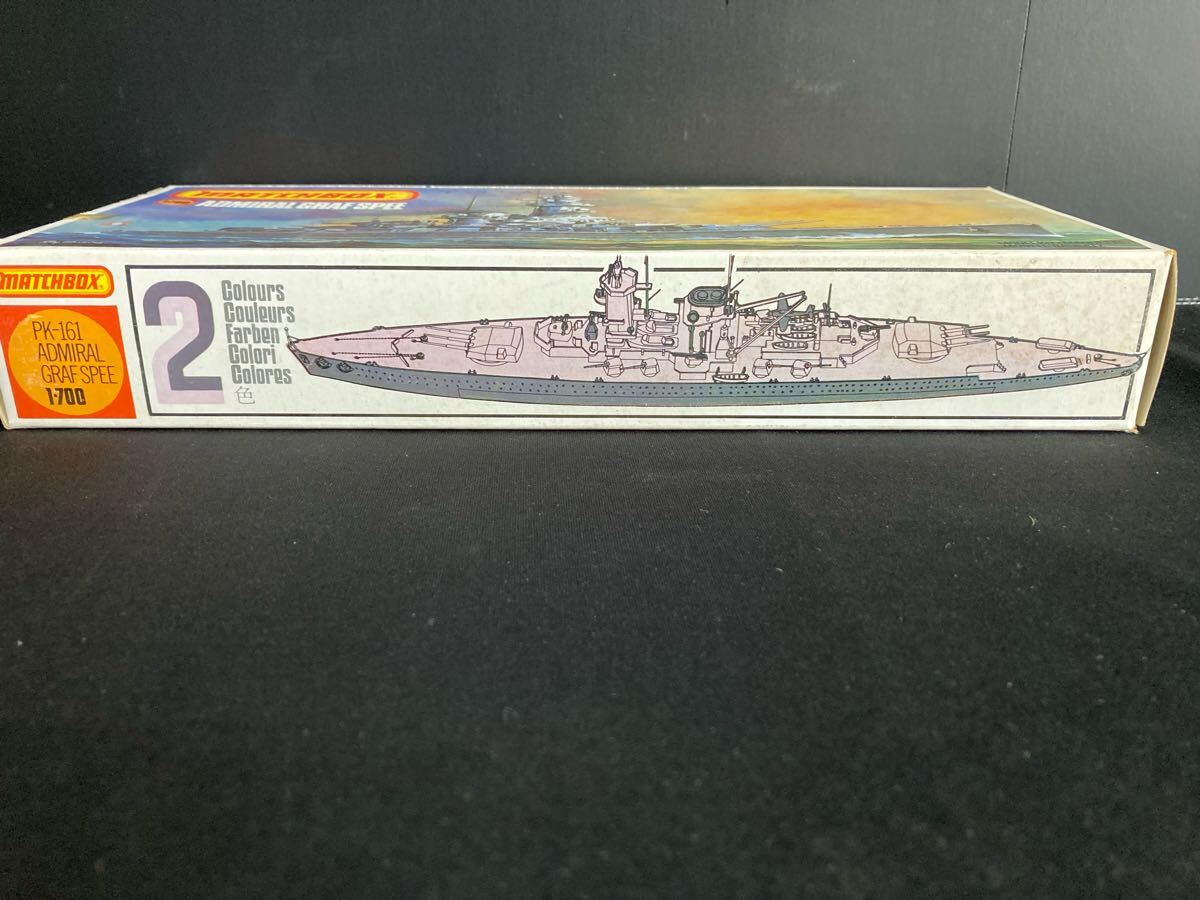 (B)[B-713] MATCHBOX 1/700 ADMIRAL GRAF SPEE пластиковая модель не собран 