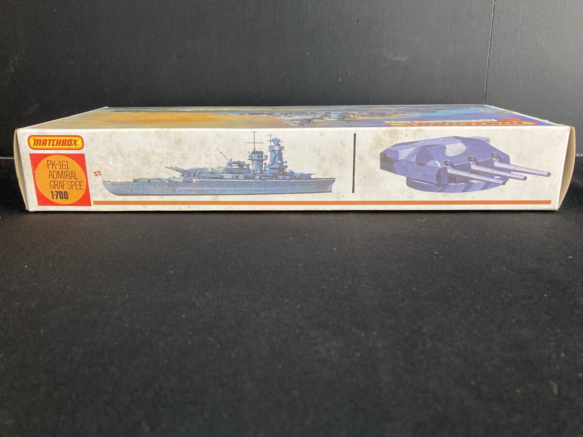 (B)[B-713] MATCHBOX 1/700 ADMIRAL GRAF SPEE пластиковая модель не собран 