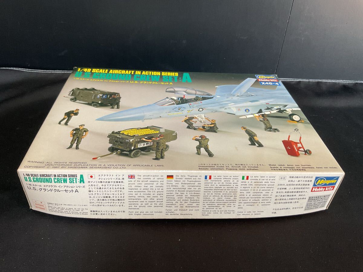 ( рисовое поле )[B-748]Hasegawa 1/48 U.S. GROUND CREW SET A пластиковая модель не собран 