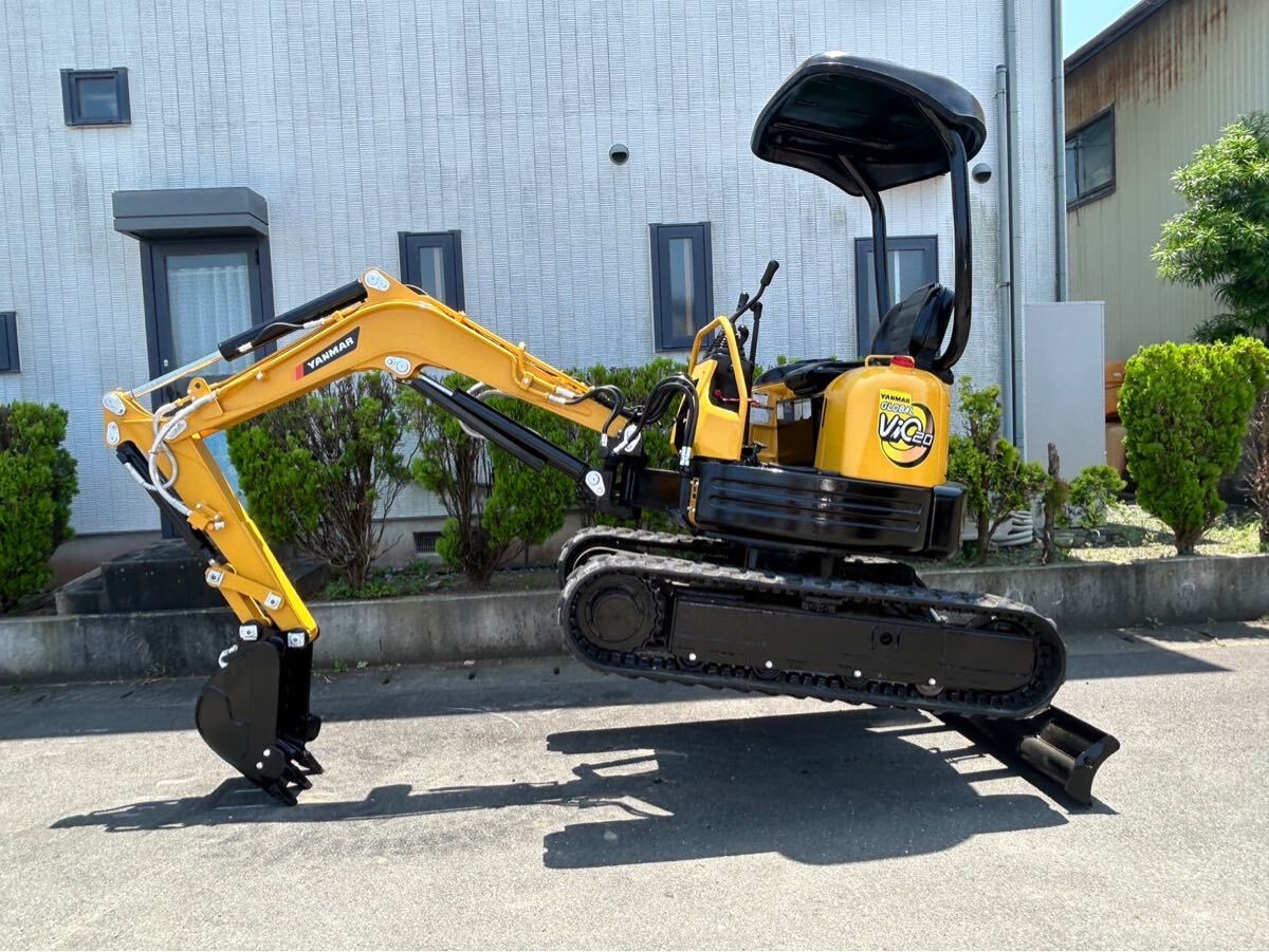 YANMAR ヤンマー　ミニユンボ　油圧ショベル VIO20 1788h / 倍速,配管付き/動作確認(rèn)済み/橫旋回/下取り可能！