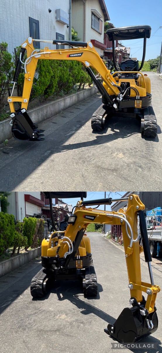 YANMAR ヤンマー　ミニユンボ　油圧ショベル VIO20 1788h / 倍速,配管付き/動作確認(rèn)済み/橫旋回/下取り可能！
