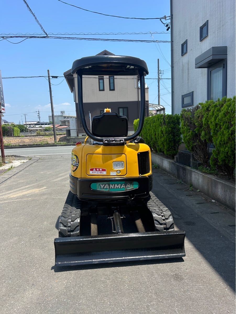 YANMAR ヤンマー　ミニユンボ　油圧ショベル VIO20 1788h / 倍速,配管付き/動作確認(rèn)済み/橫旋回/下取り可能！