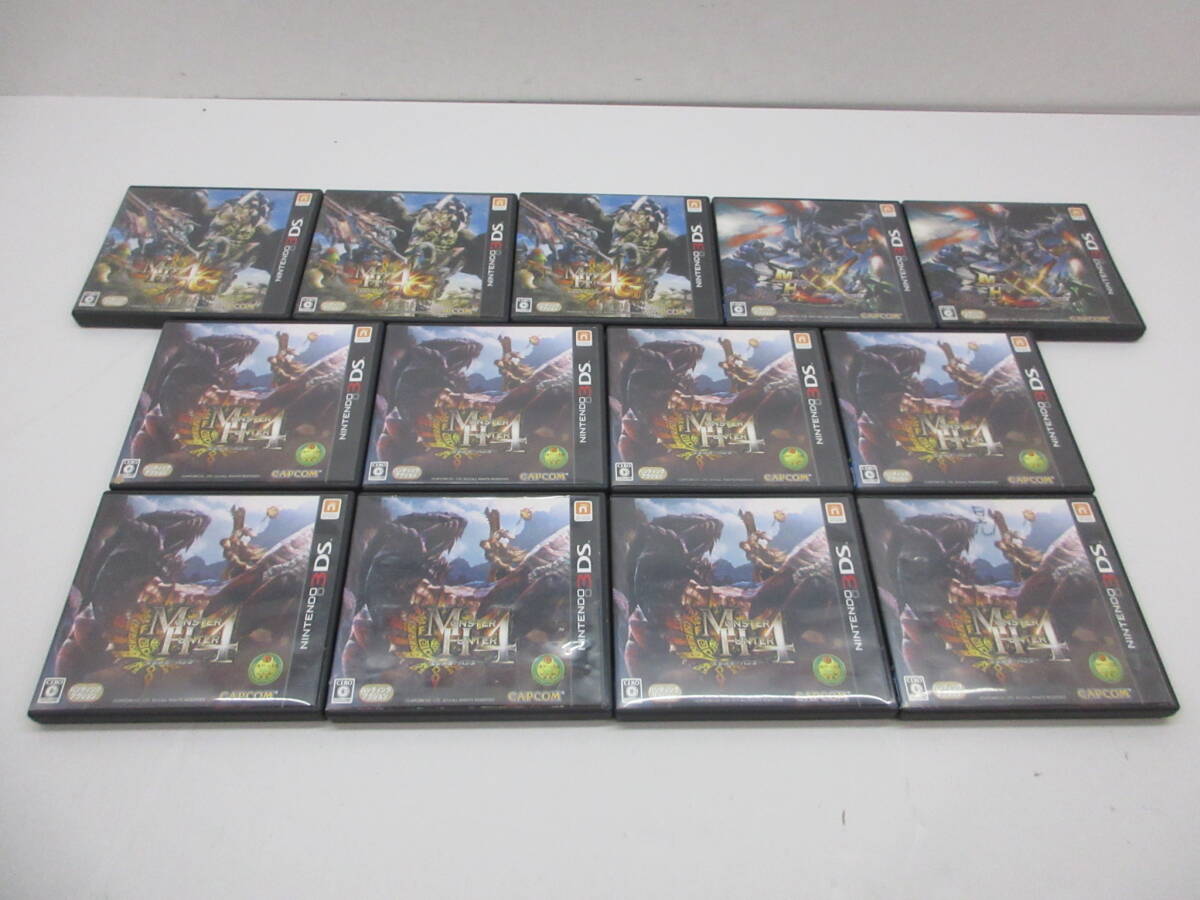 n87044-ty Junk *3DS soft 40 шт. комплект Monstar Hunter серии [038-250615]