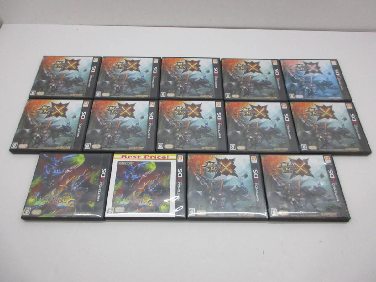 n87044-ty Junk *3DS soft 40 шт. комплект Monstar Hunter серии [038-250615]