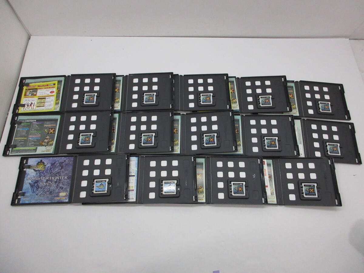 n87044-ty Junk *3DS soft 40 шт. комплект Monstar Hunter серии [038-250615]