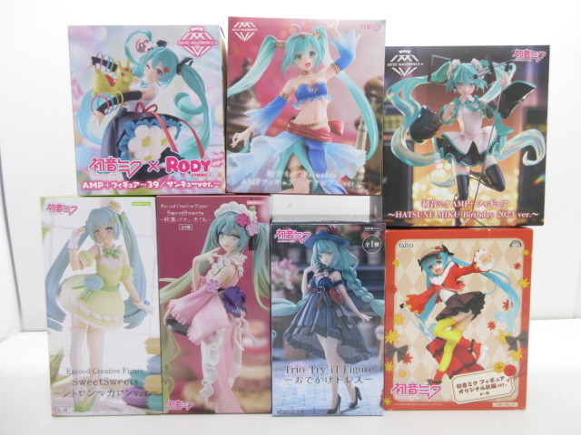 n86823-ty 未開封◎7個セット 初音ミクフィギュア トリオ