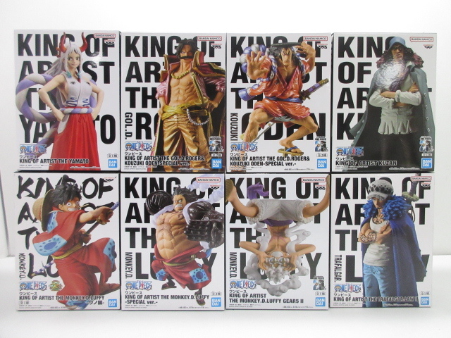 【国内即発送】 n86872-ty OF KING ワンピースフィギュア 未開封◎8個セット コミック・アニメ