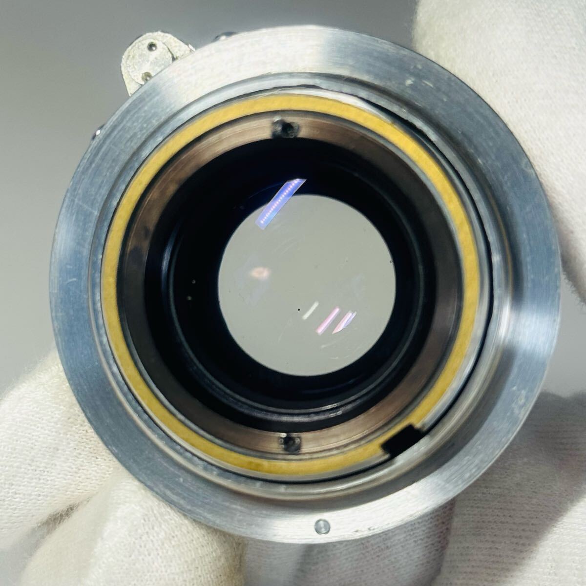 338* редкий * глаз чёрный оптика Melcon II NIKKOR-H C F2 5cm дальномер L крепление Junk 
