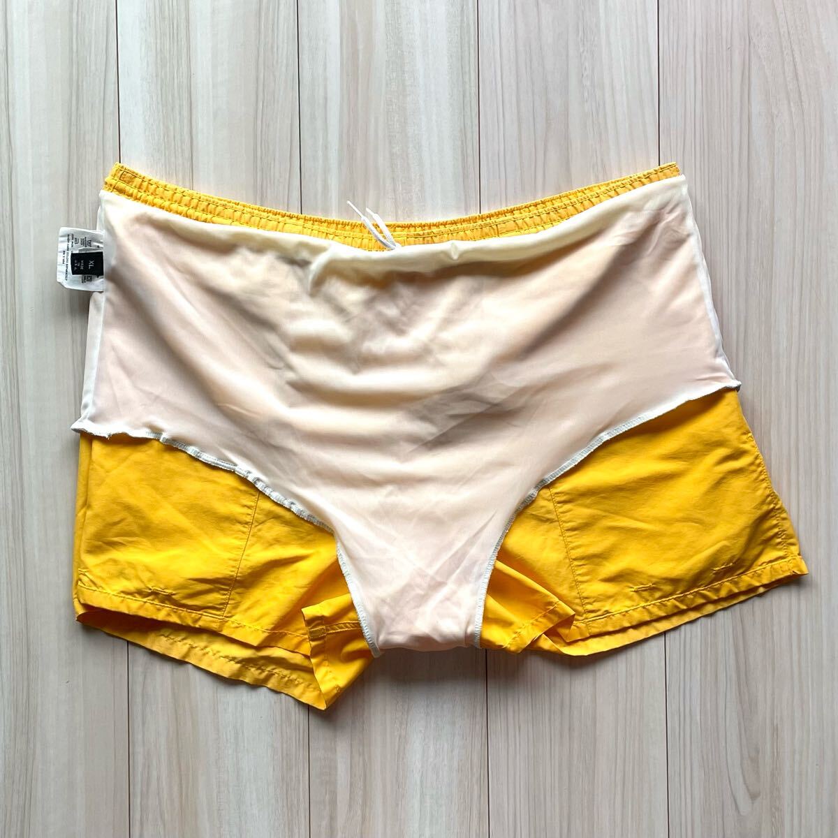 貴重なOLD Patagonia！XL！89年製 パタゴニア バギーズショーツ ビンテージ Vintage スペシャル レア USA製 イエロー ショートパンツ