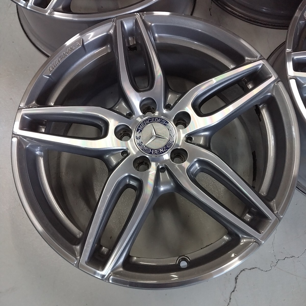 ☆メルセデス・ベンツ純正☆ＡＭＧ　５ツインスポークデザイン★後期モデル★Ａクラス　W176　CLA　W117　Bクラス　W246　W245 ホイール4本_画像6