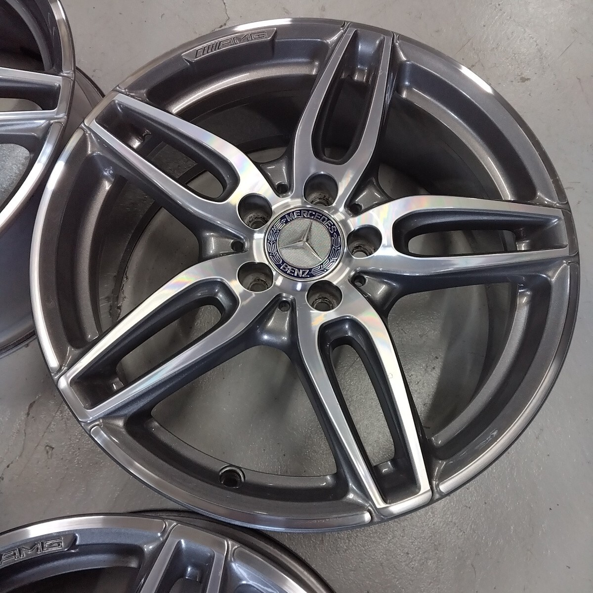 ☆メルセデス・ベンツ純正☆ＡＭＧ　５ツインスポークデザイン★後期モデル★Ａクラス　W176　CLA　W117　Bクラス　W246　W245 ホイール4本_画像7