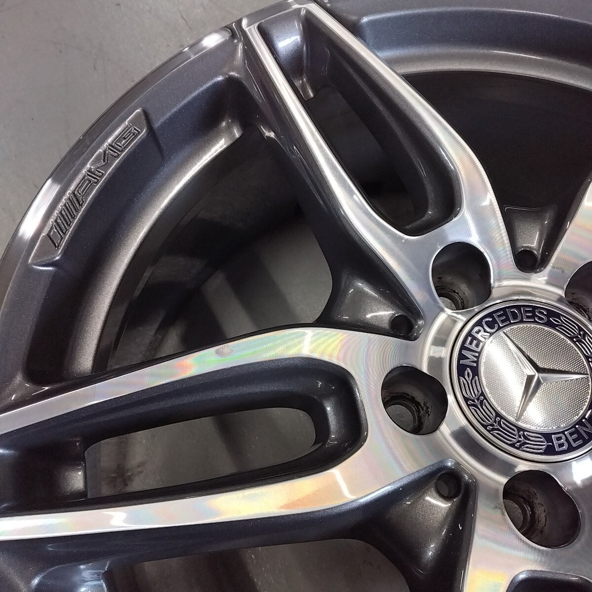 ☆メルセデス・ベンツ純正☆ＡＭＧ　５ツインスポークデザイン★後期モデル★Ａクラス　W176　CLA　W117　Bクラス　W246　W245 ホイール4本_画像9