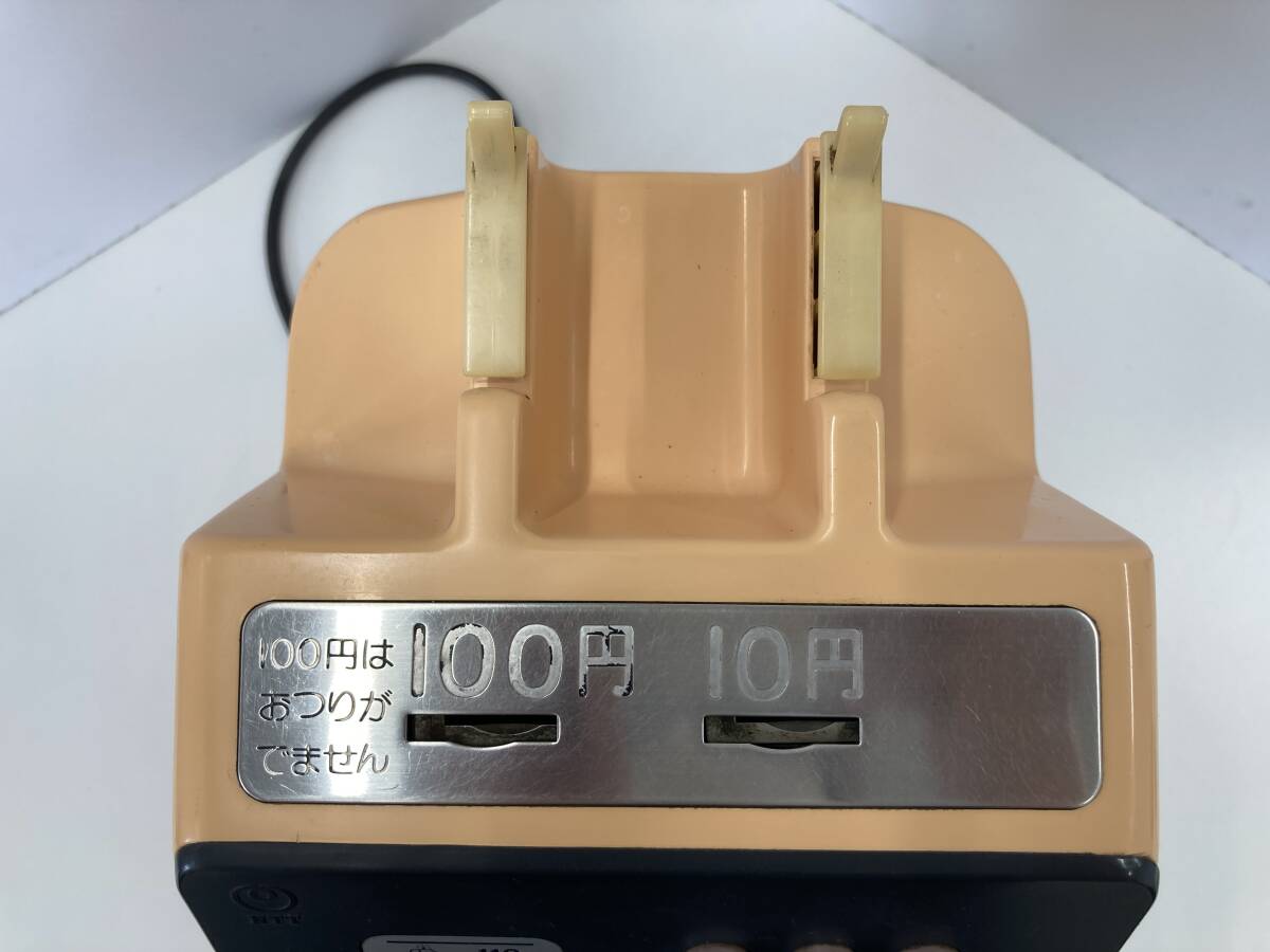 c100 NTT 公衆電話 675P-VB ピンク電話 プッシュ式公衆電話 日本電信電話 昭和 レトロ コレクション ※ジャンク 動作未確認 汚れ傷有_画像5