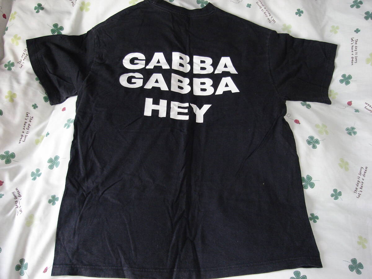 lamo-nz футболка чёрный финальный * Tour [ б/у товар ] Ramones Final Tour T shirt