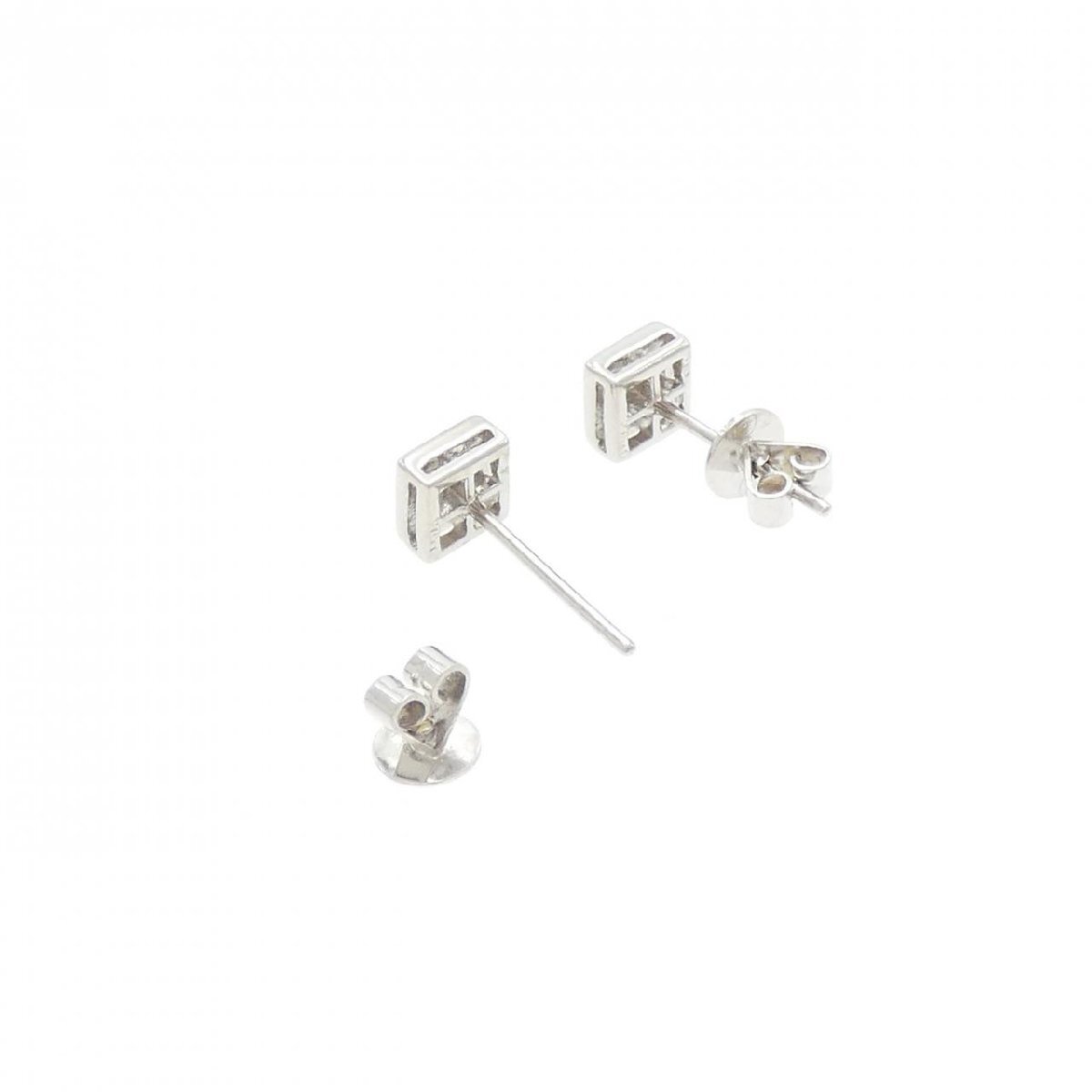 K18WG/750WG ダイヤモンド ピアス 0.28CT