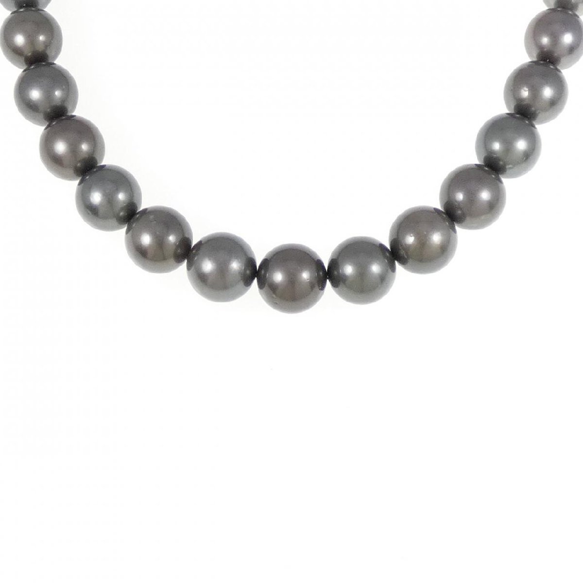 ミキモト　シルバー　パール　ネックレス　トップ MIKIMOTO ミキモト バロック真珠 ネックレス 41cm SV シルバー