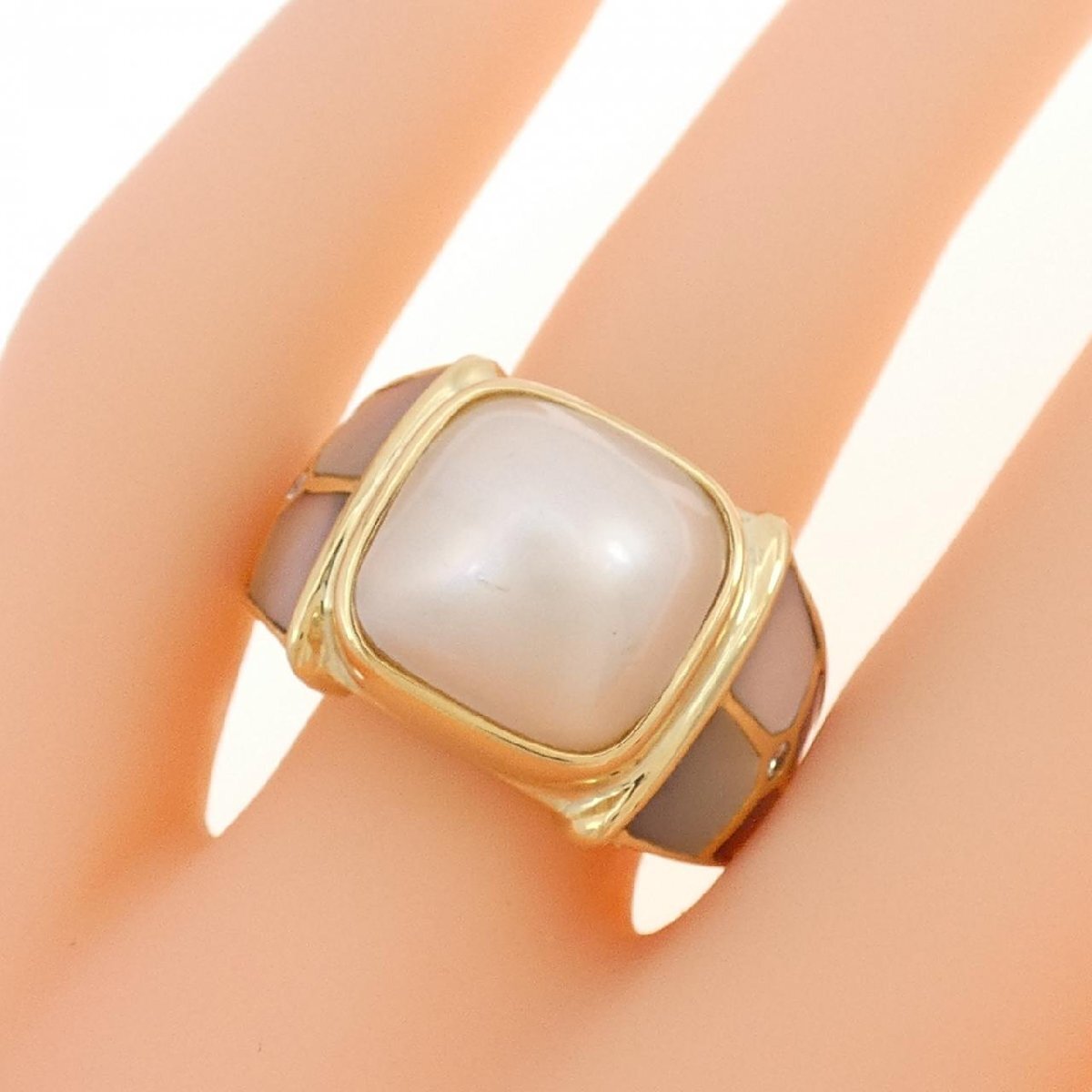 750YG マベパール リング