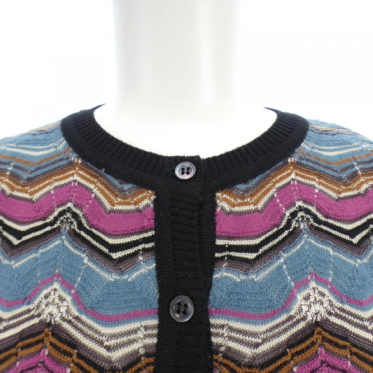 エムミッソーニ M MISSONI ロングカーディガン レース キャミソール