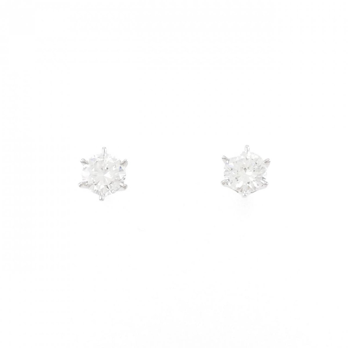【新品】PT900 ダイヤモンド ピアス 0.336CT 0.335CT F VS2 VG