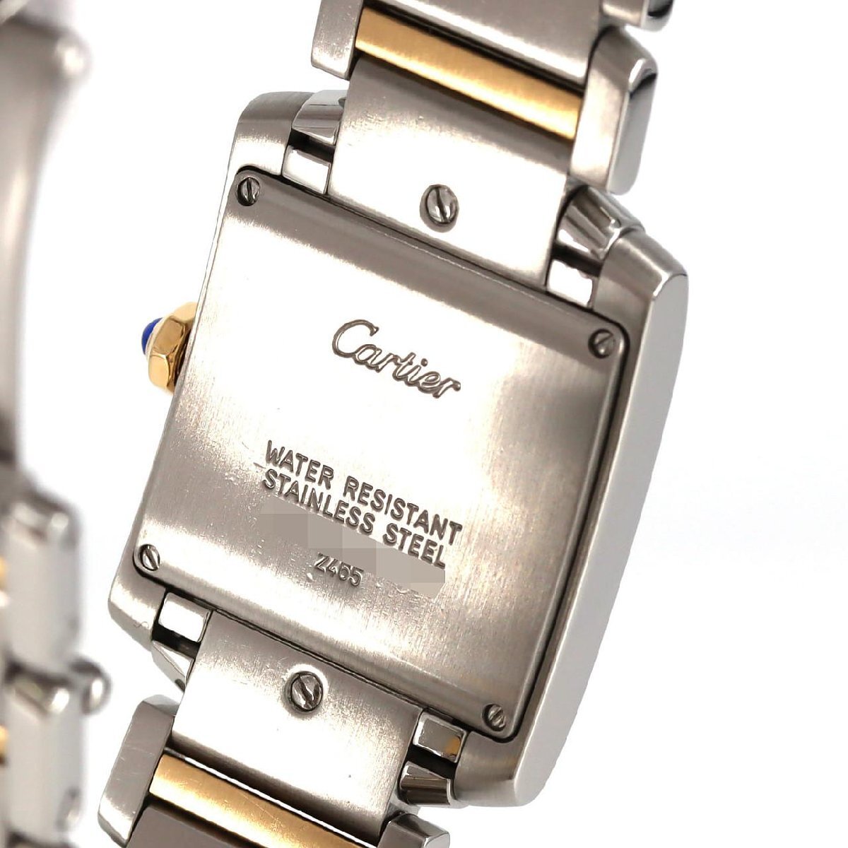 カルティエ タンクフランセーズMMデイト コンビ W51012Q4 SSxYG クォーツ
