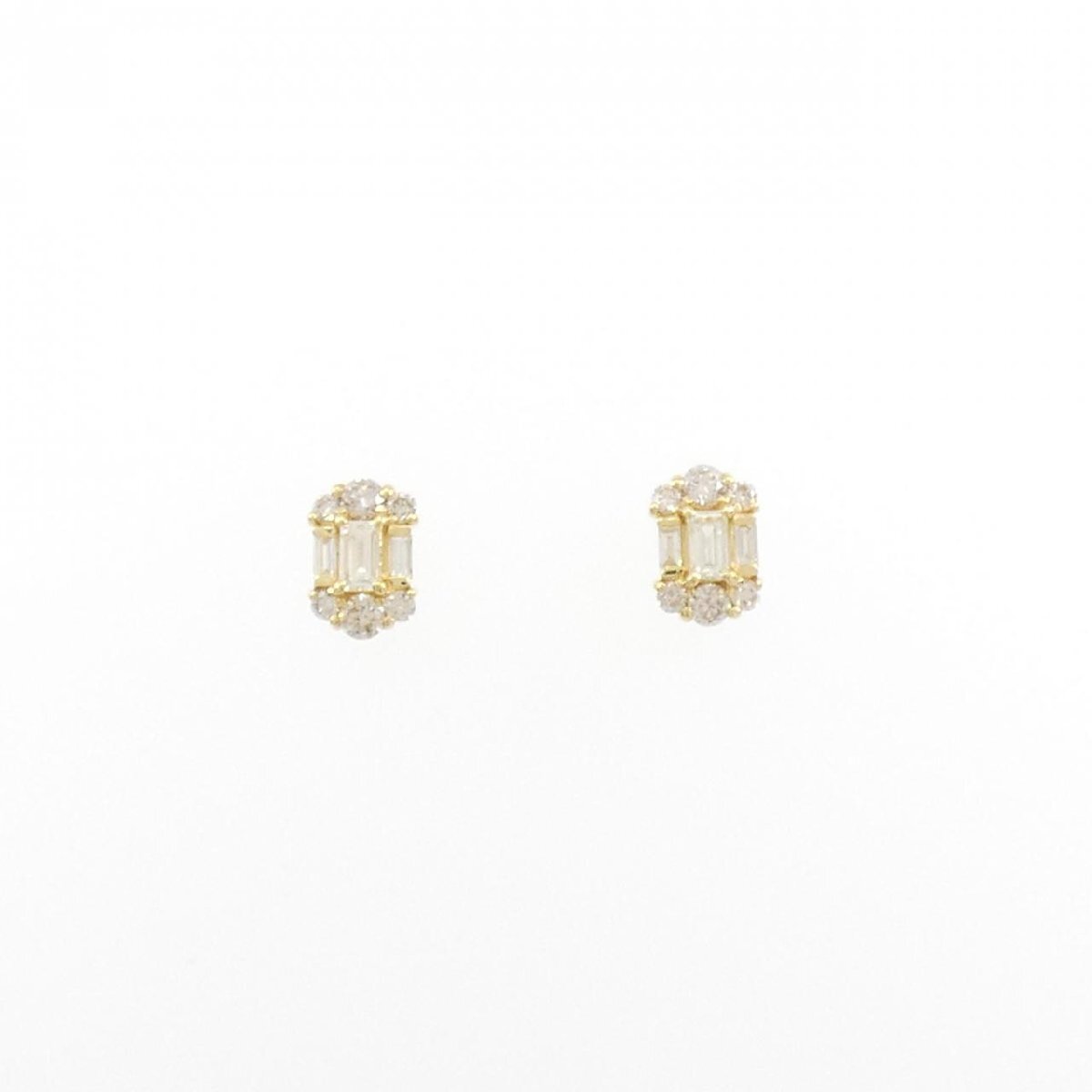 【新品】K18YG ダイヤモンド ピアス 0.40CT