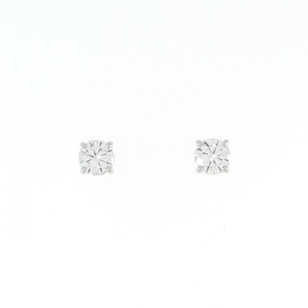 【リメイク】PT/ST ダイヤモンド ピアス 0.300CT 0.305CT F SI2 Good