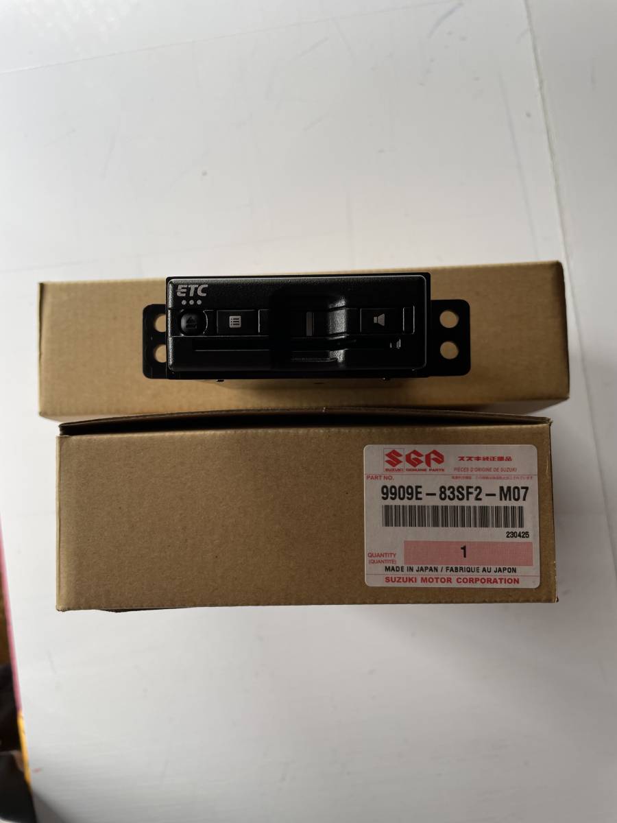 スズキ純正部品 ETC車載器 新品未使用 送料込 9909E-83SF2-M07
