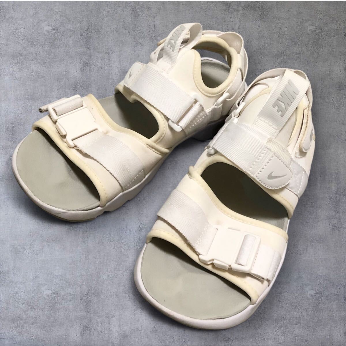 #NIKE Nike #CV5515-010wi мужской Canyon сандалии белый 25.0.