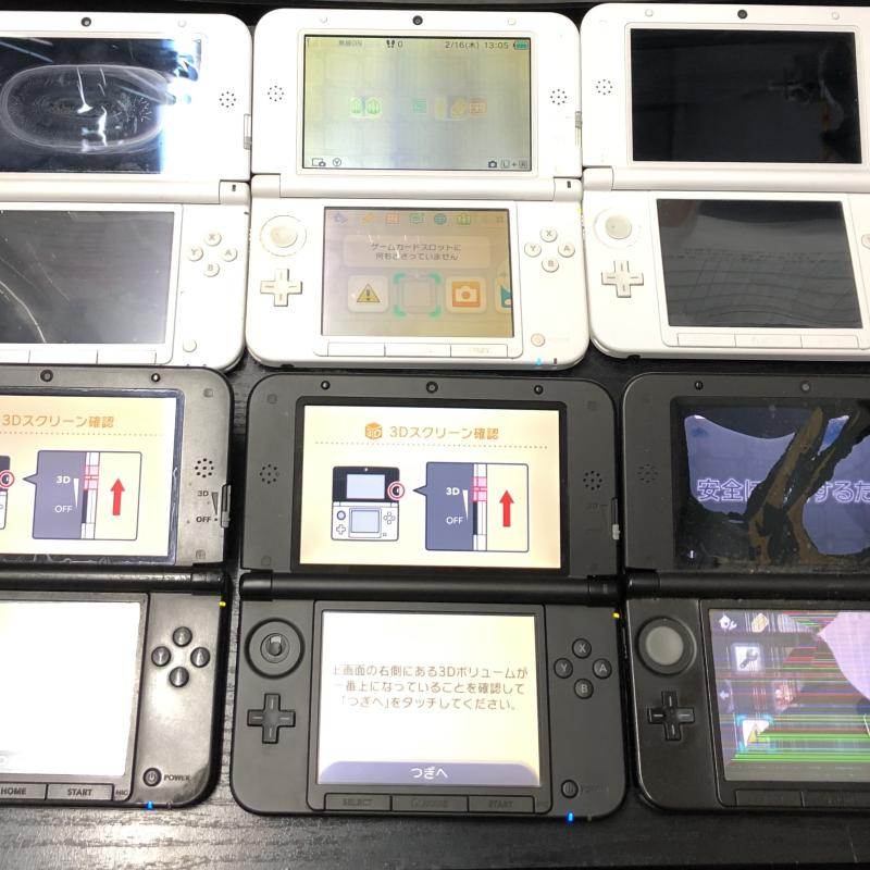 1円【ジャンク】Nintendo 任天堂/New3DSLL メタリックブルー/RED