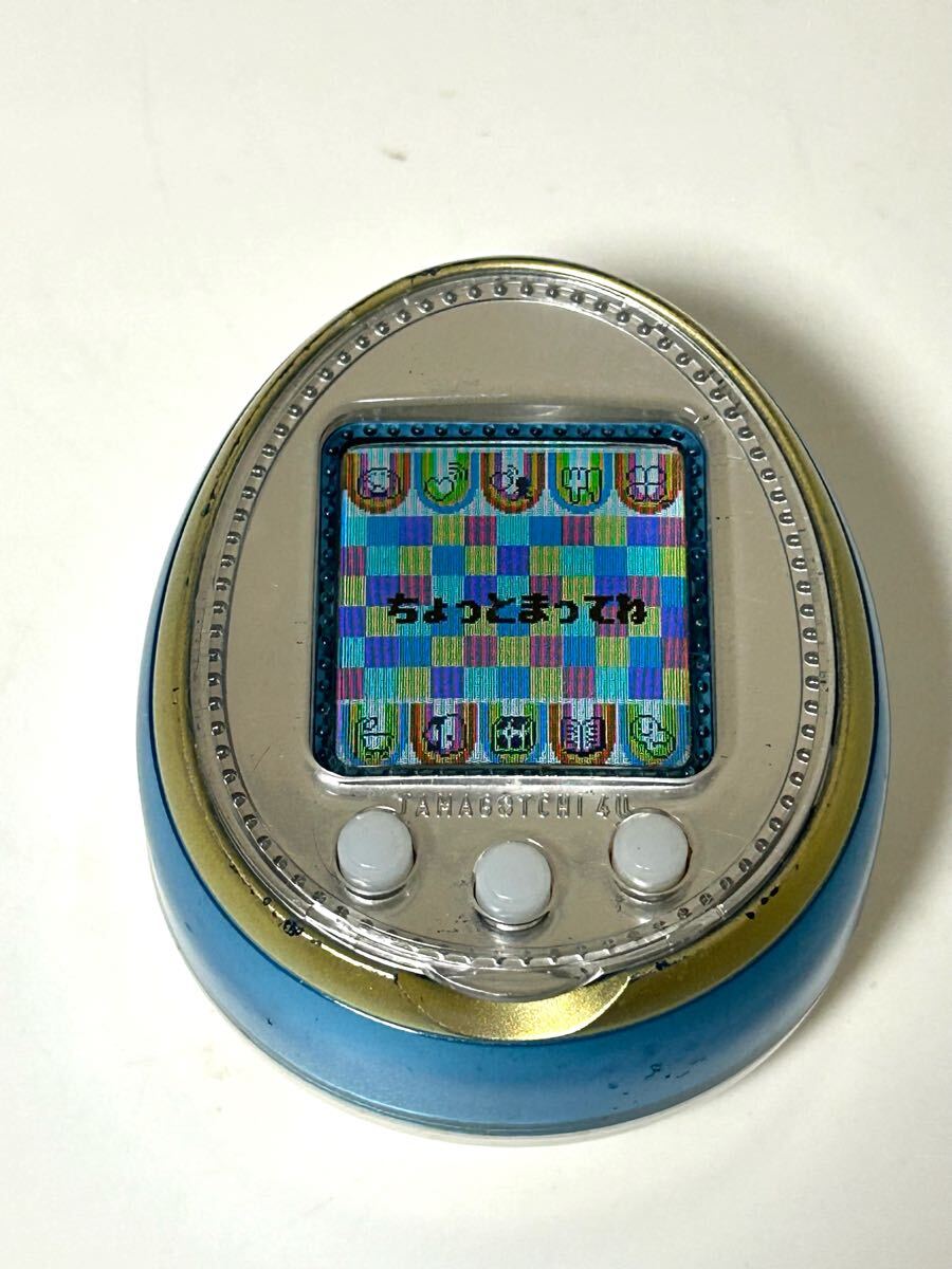 動作確認済み】たまごっち 4U ブルー ストラップ付き 電池交換