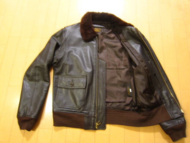 美品 MORGAN M-422 U.S.N フライトジャケット 40 G-1 MORGAN MEMPHIS BELLE（モーガン メンフィスベル）TYPE M422 米