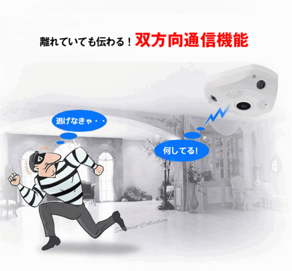 防犯カメラ 300萬(wàn)畫素 Wifi 常時(shí)録畫 SDカード録畫 動(dòng)體検知 赤外線 雙方向音聲 屋內(nèi) 監(jiān)視カメラ v380アプリ AP機(jī)能 V9◆