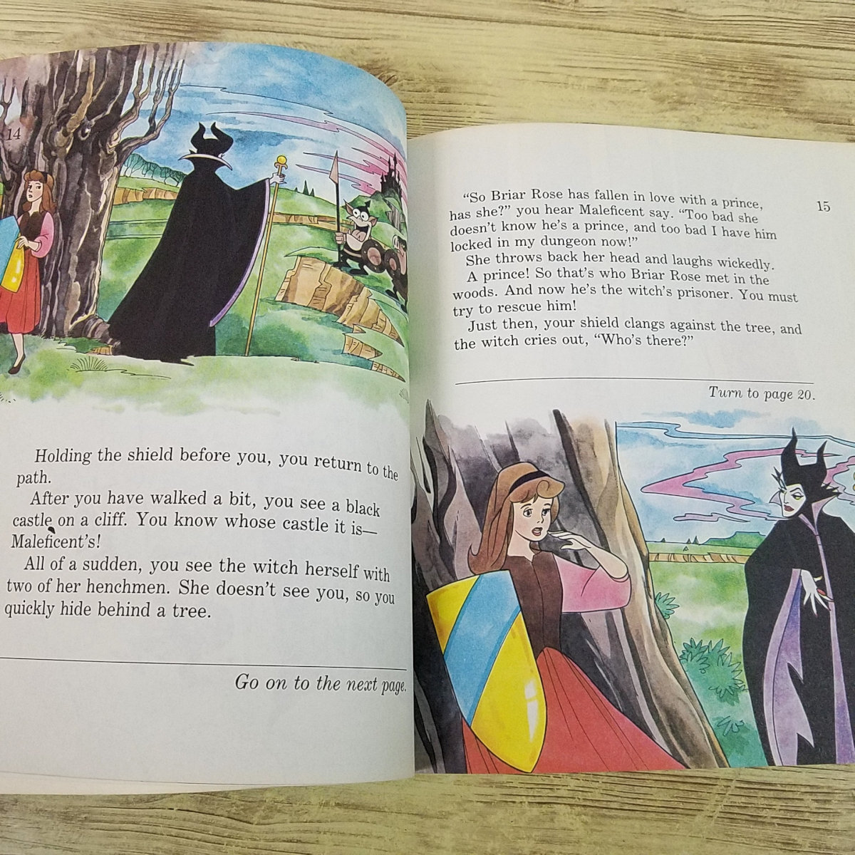 ゲームブック[ディズニー 眠れる森の美女 SLEEPING BEAUTY and the Prince: Walt Disney CHOOSE YOUR OWN ADVENTURE] 君ならどうする 洋書_画像9