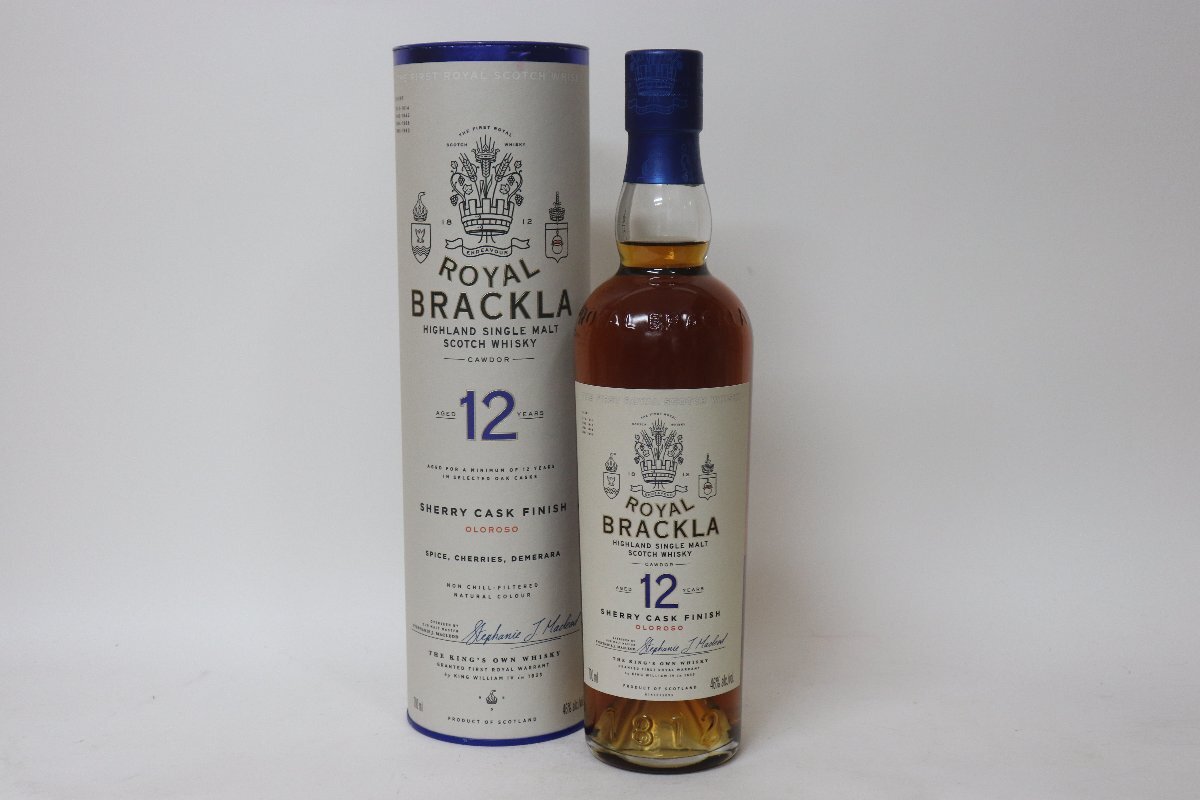 ★ロイヤル ブラックラ 12年 シェリーカスク フィニッシュ ハイランド シングルモルト  BRACKLA *箱付［度数:46% 内容量:700ml］