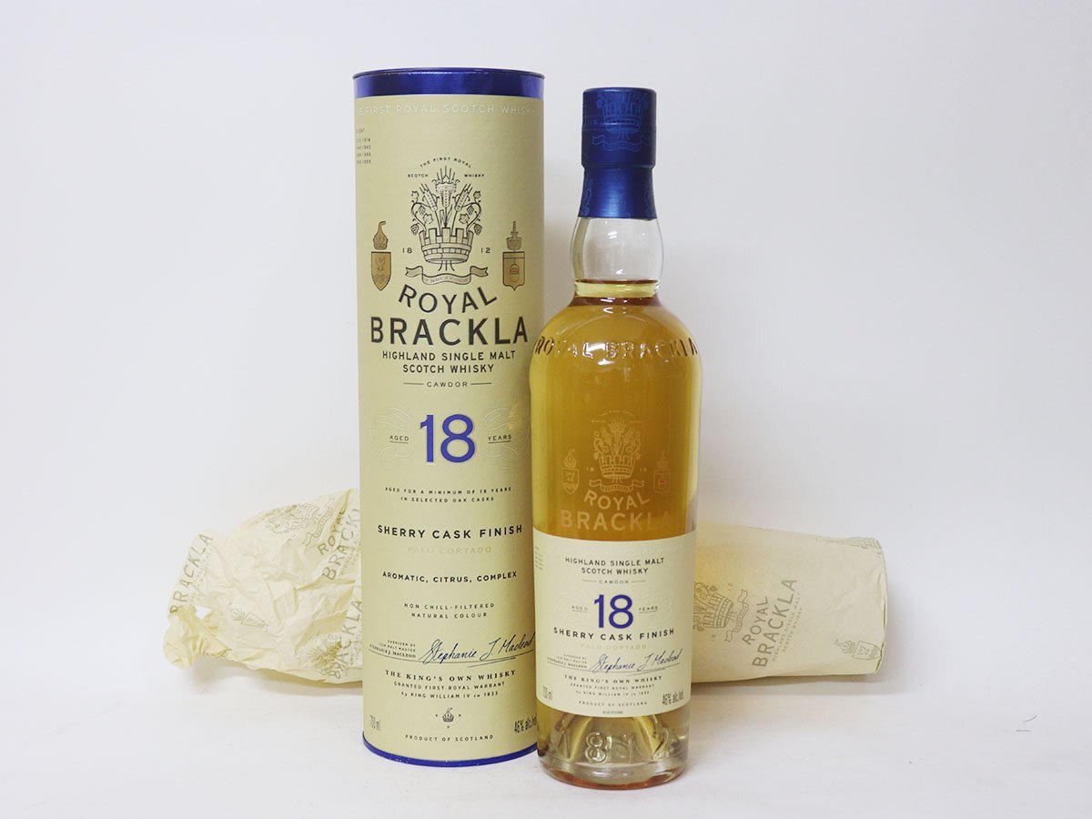 ★ロイヤル ブラックラ 18年 シェリーカスク ハイランド シングルモルト スコッチ  BRACKLA *箱付［度数:46% 内容量:700ml］