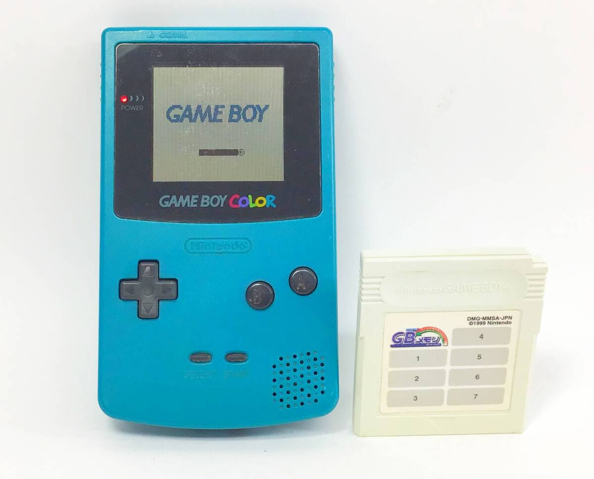  электризация OK 2 позиций комплект nintendo Game Boy цвет CGB-001 голубой GB память GAME BOY COLOR Nintendo GBC совместно 