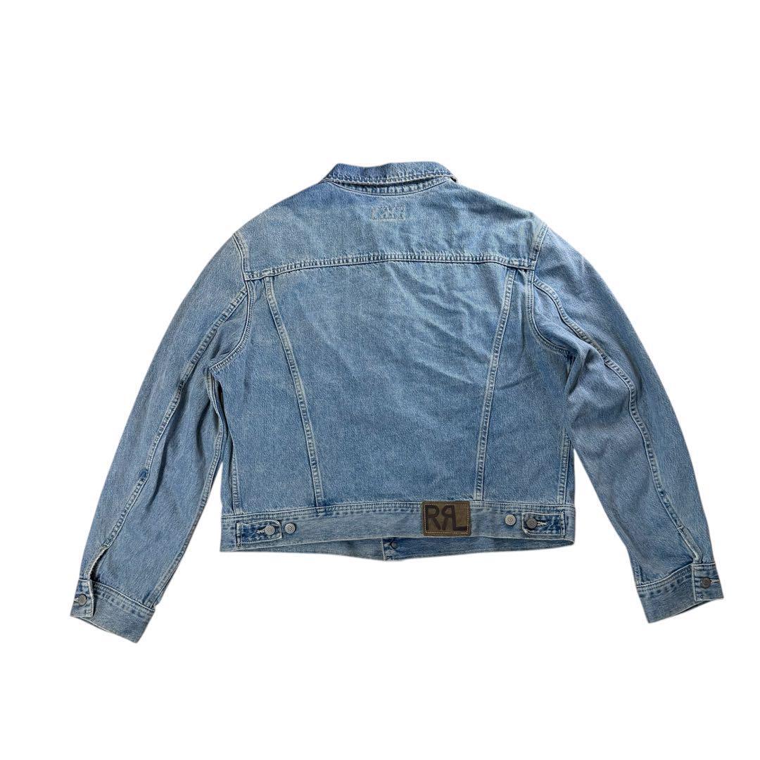 【激レア】90s RRL 3星　トラッカージャケット（XL）Gジャン　USA製 激レア】90s RRL 3星トラッカージャケット（XL）GジャンUSA製