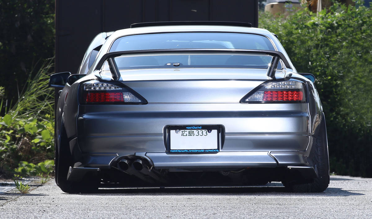 【326POWER】 NISSAN S15SILVIA センターアタッチメント 純正オプション装着車用 ドレスアップ リア ★新品・即決・日本製★_画像10