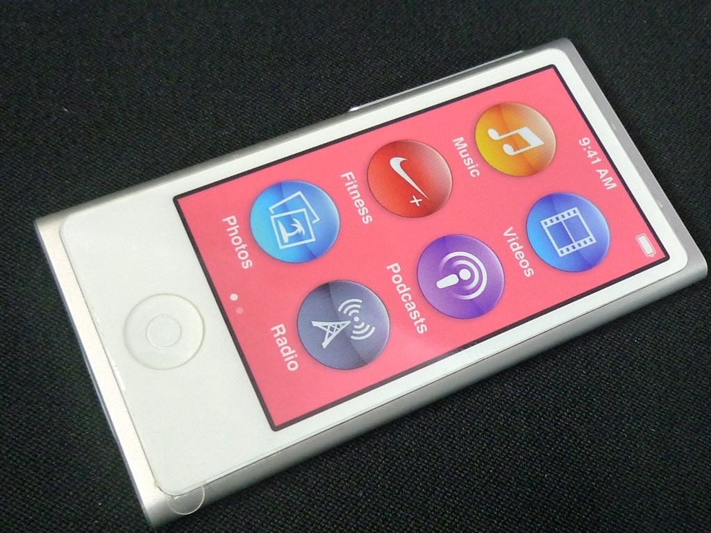 новый товар не использовался Apple iPod nano no. 7 поколение серебряный A1446 зарядка кабель есть 16GB музыка плеер iPod nano выгодная покупка внимание стоит посмотреть